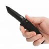 SOG SOG-TAC Automatic Partically Serrated (Black TiNi)