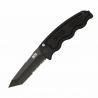 SOG SOG-TAC Automatic Partically Serrated (Black TiNi)