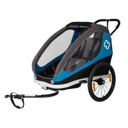 Hamax Traveller Double Bike Trailer (Petrol-Blue-Grey)