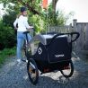 Hamax Traveller Double Bike Trailer (Petrol-Blue-Grey)