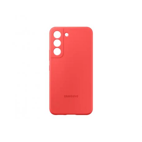 Samsung Galaxy S22 Silicone Cover (Glow Red)