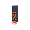 Samsung Galaxy S22 Silicone with Strap Cover (Navy)