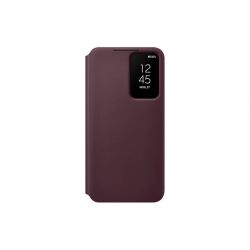 Samsung Galaxy S22 Smart Clear View Cover (Burgundy)