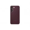 Samsung Galaxy S22 Smart Clear View Cover (Burgundy)