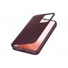 Samsung Galaxy S22 Smart Clear View Cover (Burgundy)