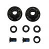 Micro SR Mushroom Screws (Black)