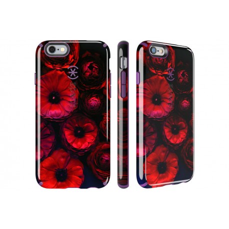 Speck for Apple iPhone 66s Candyshell Inked Moody Bloom Pattern Acai Purple