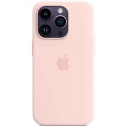 Apple iPhone 14 Pro Silicone Case/MagSafe/Chalk Pink