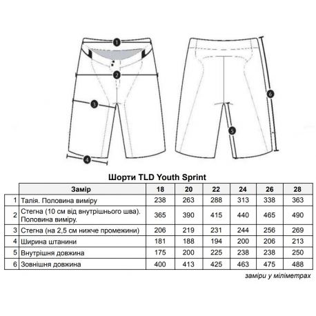 TLD Sprint Short Y