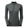 MONTANE Female Primino 220 Zip Neck L/S