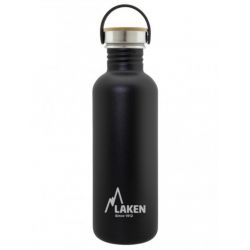 Laken Basic Steel Bottle 1L Bamboo Cap