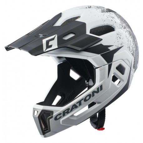 Cratoni C-Maniac 2.0 MX M-L (White-Black﻿ Matt) 54-58 см