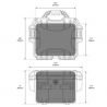 Nanuk 908 Case Foam Insert for m50 BGM + логотип AMMO