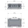 Nanuk 935 (Graphite) Foam+Lido