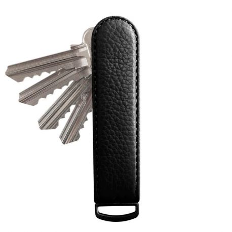 Jibbon Key Organizer (Black Pebble Leather)