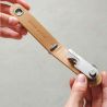 Jibbon Key Organizer (Black Pebble Leather)