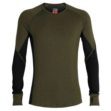 Icebreaker 260 Zone LS Crewe Men Jet