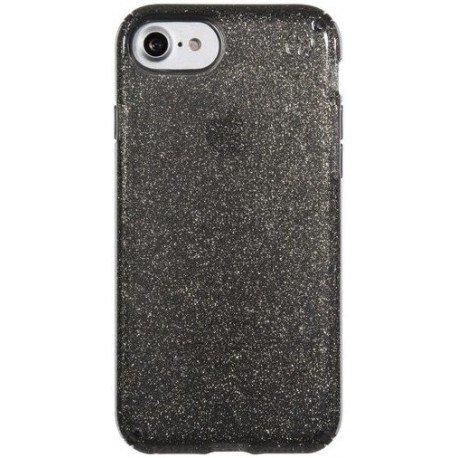 Speck for Apple iPhone 7 Presidio Clear Glitter Onyx Black With Gold Glitter