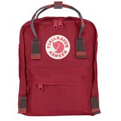 Fjallraven Kanken Mini (Deep Red-Folk Pattern)