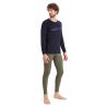 Icebreaker 200 Oasis LS Crewe Ski Stripes Men