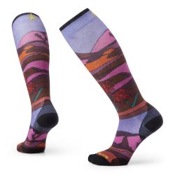 Smartwool Wm's Ski Zero Cushion Floral Field Print OTC