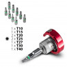 Trotec 40 pieces Bit and Socket Wrench Set (6200001005)