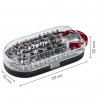 Trotec 40 pieces Bit and Socket Wrench Set (6200001005)