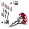 Trotec 40 pieces Bit and Socket Wrench Set (6200001005)
