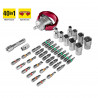 Trotec 40 pieces Bit and Socket Wrench Set (6200001005)