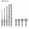 Trotec 49 pieces Hexagon Shank Drill and Bit Set (6200001160)