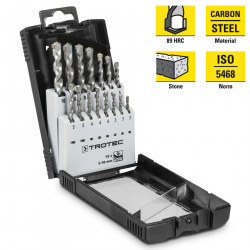 Trotec 15 pieces Stone Drill Set (6200001151)