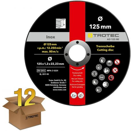 Trotec 125х22.23х1.2 (12 шт) (6225001111)