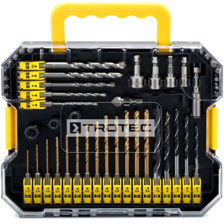 Trotec 49 pieces Hexagon Shank Drill and Bit Set (6200001160)