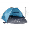 Uquip Намет Uquip Speedy XL UV 50+ Blue/Grey (241006)