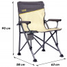 Uquip Крісло розкладне Uquip Roxy Sand/Grey (244038)