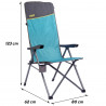Uquip Крісло розкладне Uquip Justy XL Blue/Grey (244037)