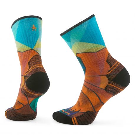 Smartwool Women's Hike Targeted Cushion Mountain Prism Printt Crew