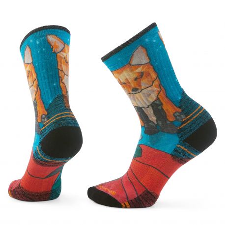Smartwool Women's Hike Targeted Cushion Geo Fox Printt Crew