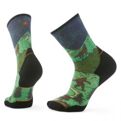 Smartwool Trail Run Targeted Cushion Neature Print Crew