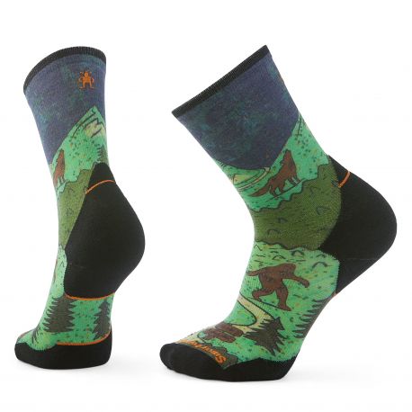 Smartwool Trail Run Targeted Cushion Neature Print Crew