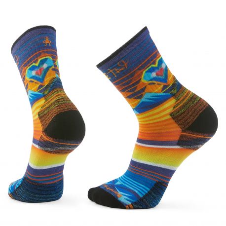 Smartwool Hike Targeted Cushion Open Heart Print Crew