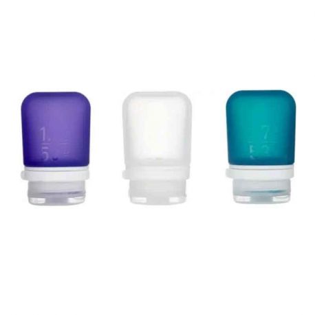 Humangear GoToob+ 3-Pack Small (clear/purple/teal)
