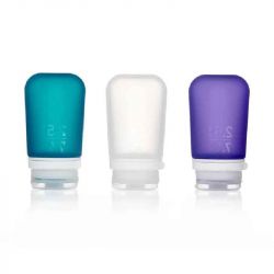 Humangear GoToob+ 3-Pack Medium (clear/purple/teal)