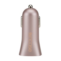 Incase High Speed Dual Car Charger Rose Gold