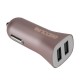 Incase High Speed Dual Car Charger Rose Gold