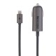 Incase Mini Car Charger with Lightning cable - Charcoal
