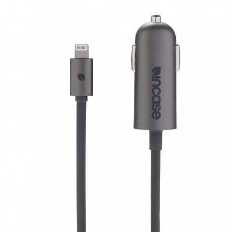 Incase Mini Car Charger with Lightning cable Charcoal