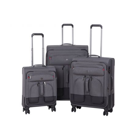 Wenger Deputy Softside Set 20"/24"/29" (Gray Black)