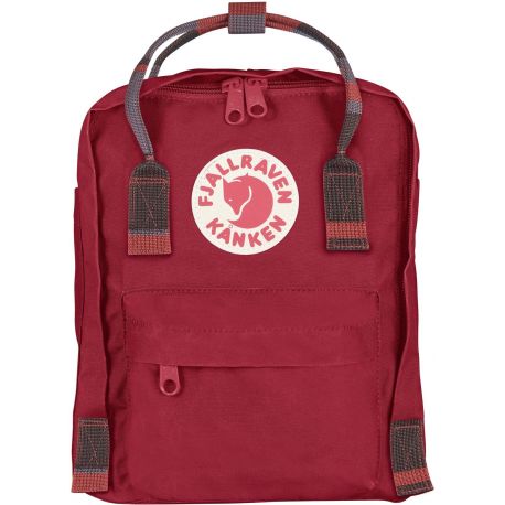 Fjallraven Kanken Mini (Deep Red-Random Blocked)