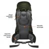 Lowe Alpine Diran 65:75 (Moss/Dark Olive) M/L